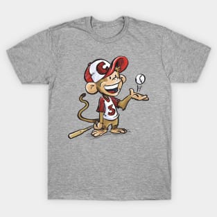 Baseball Monkey T-Shirt